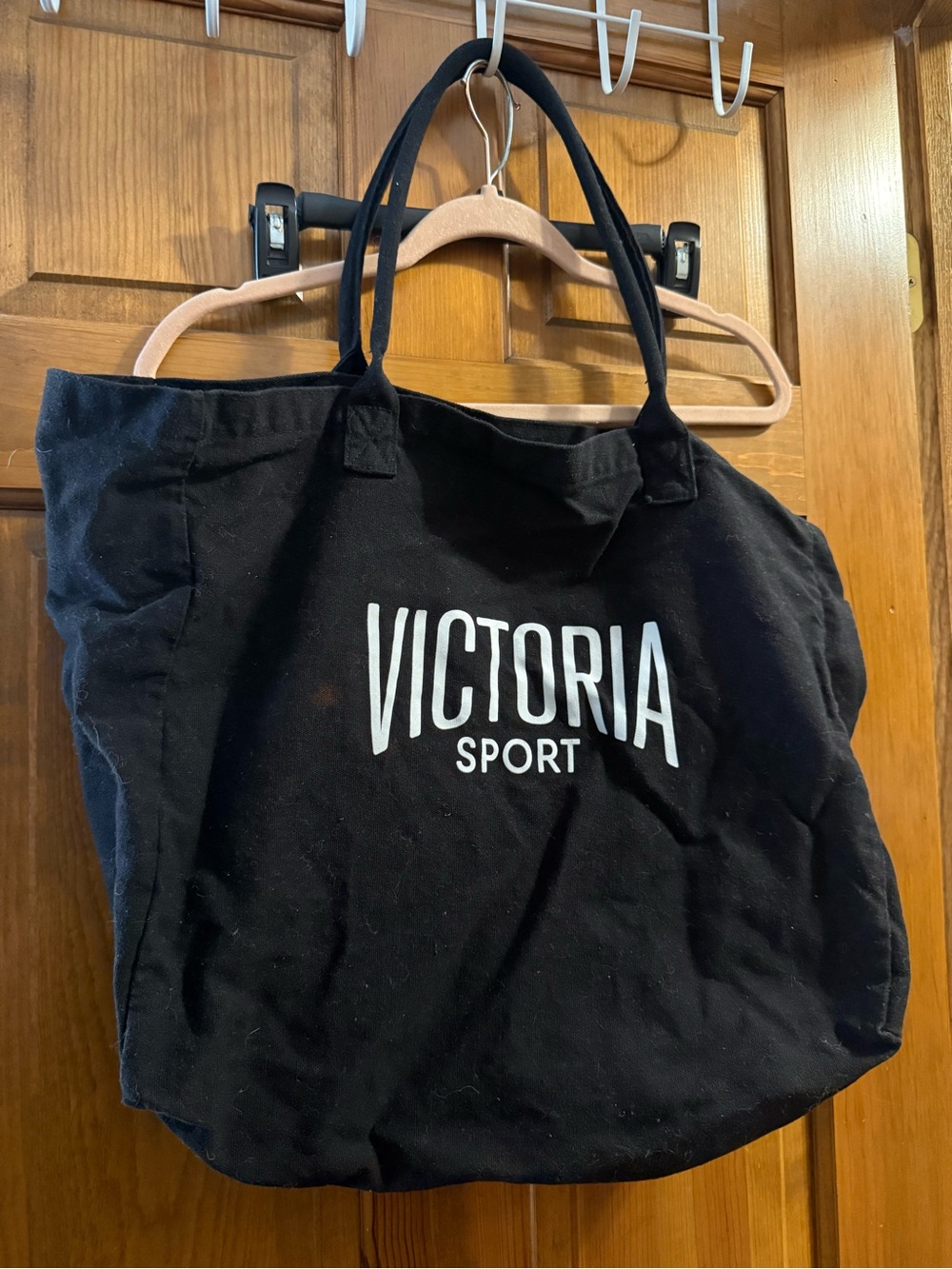 Victoria’s Secret Sport Black Canvas Tote Bag